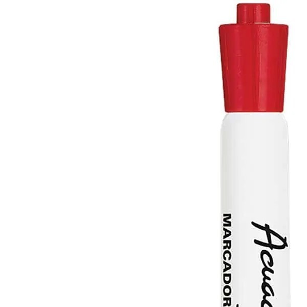 MARCADOR AGUA GRUESO ACUACOLOR ROJO ESCARLATA PZA